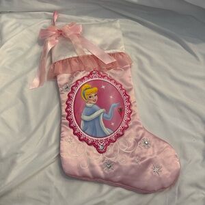 EUC Disney Cinderella Bejeweled Stocking